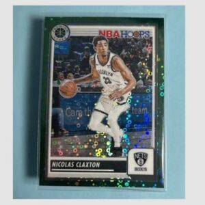 2023-24 Panini NBA Hoops Prem Stock Nicolas Claxton Green Disco 5/5 SSP #259